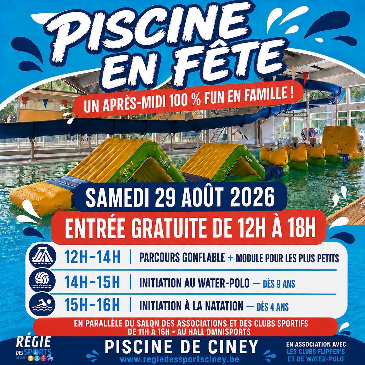 piscine en fête